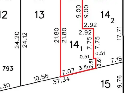 Av. Pellegrini al 500