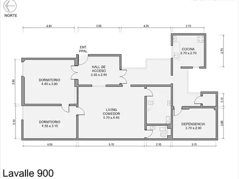 Departamento en Venta de 4 ambientes