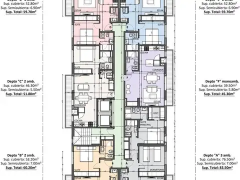 Departamento en  Zona perla