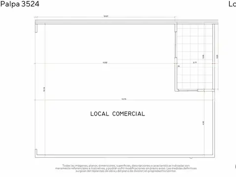 Palpa al 3500, entre Av. Álvarez Thomas y Giribone