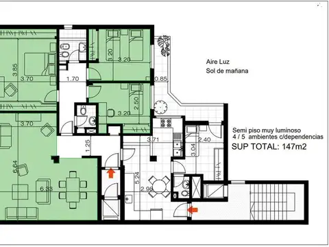 Departamento en Venta de 2 dormitorios
