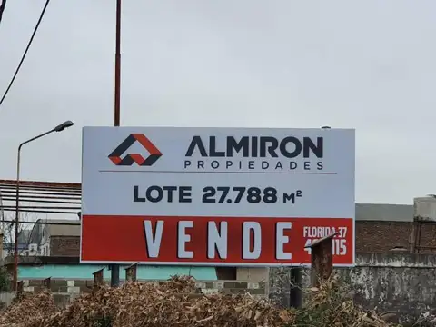 Venta | Importante predio | 27.788 m² | Puerto General San Martín