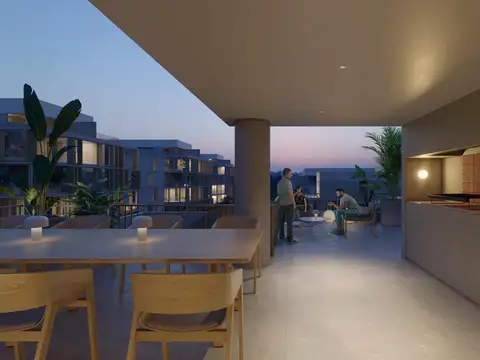 Departamento 2 ambientes con 1 baño