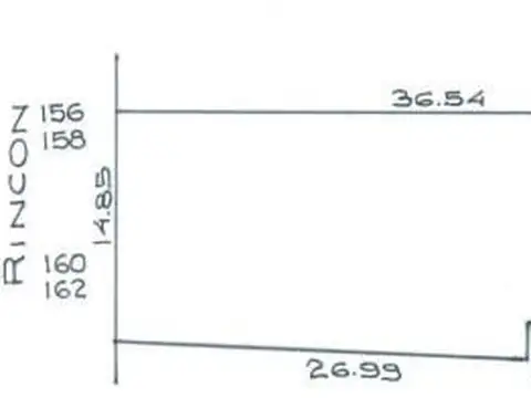 Terreno en Venta 14  mts Frente