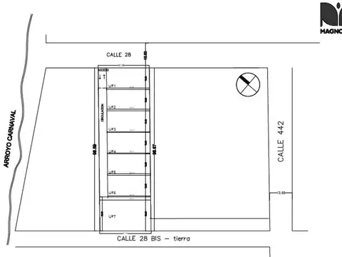 28 entre 442 y Arroyo Carnaval, City Bell 3400