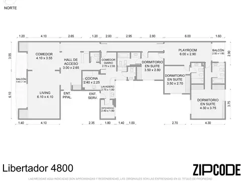 Departamento en Venta de 5 ambientes