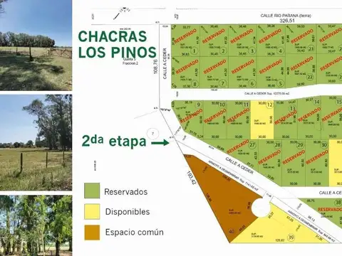 Terreno en Venta en Los Pinos, USD 25.000