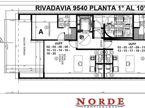 VENTA • VILLA LURO • DEPARTAMENTO • 2 AMBIENTES  • A ESTRENAR • BALCÓN