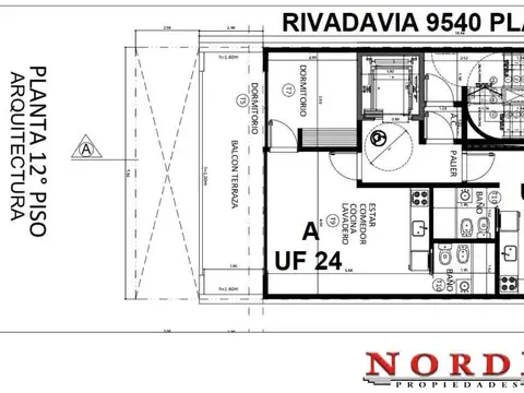 Departamento en Venta de 1 dormitorio