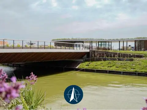 Lote en venta al agua en Los puentes, Nordelta. PRIMERA LÍNEA DE AGUA 