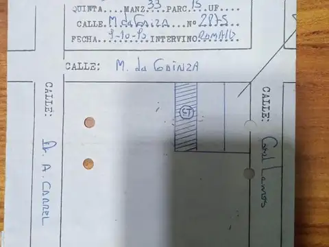 Terreno en Venta 10  mts Frente