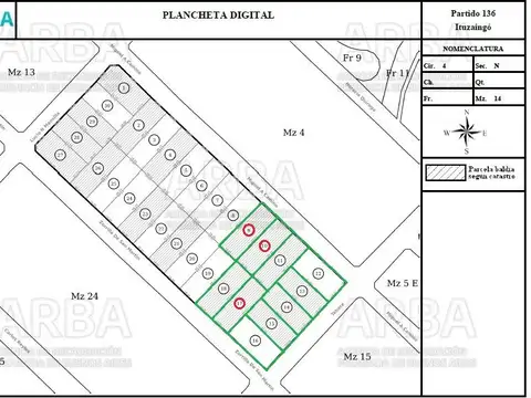 Fracci?n 8600 m2 en venta en Villa Udaondo. Oportunidad
