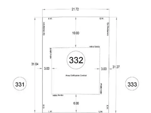Terreno en Venta de 672,0 m2