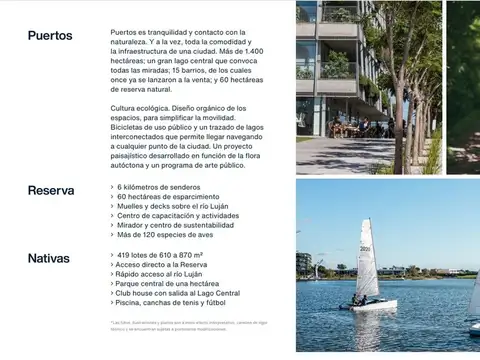 Terreno en Venta en Puertos, USD 125.000