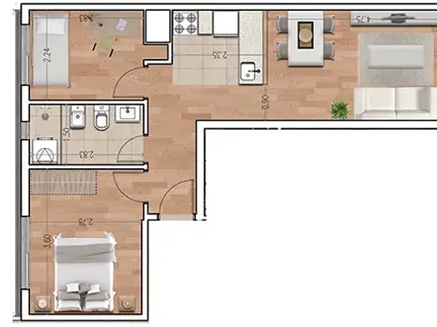 Depto Tipo Casa en Venta en La Blanqueada , USD 142.900