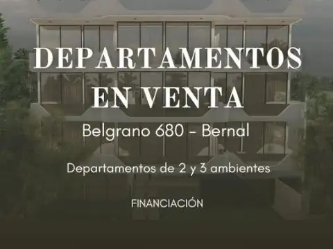Departamento en venta en Bernal