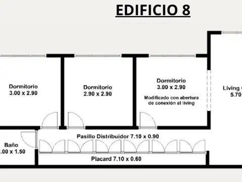 Departamento en Venta en Villa Lugano, USD 44.000