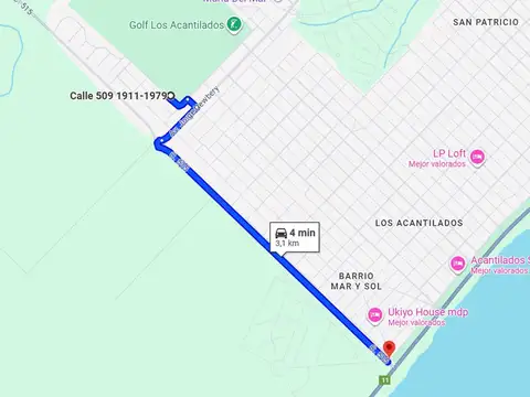 Terreno en Venta de 445,0 m2