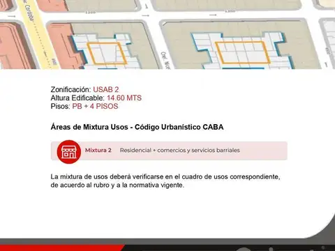 Terreno en Venta en Palermo, USD 510.000