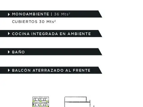 Departamento en Venta en Parque Centenario, USD 110.000