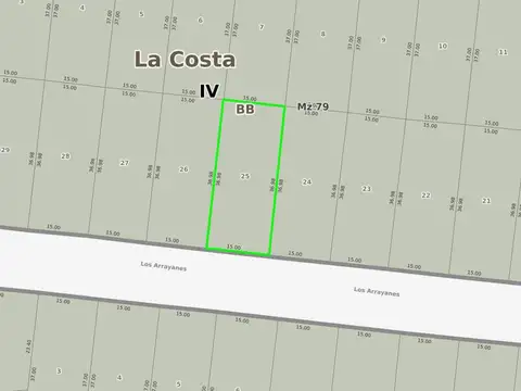 Terreno en venta - 555Mts2 - Costa del Este