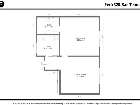 Departamento en Venta en Monserrat, USD 82.500