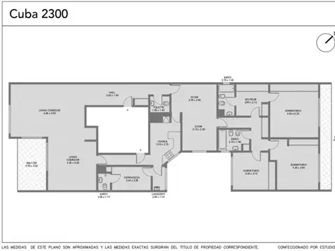 Departamento en Venta de 6 ambientes