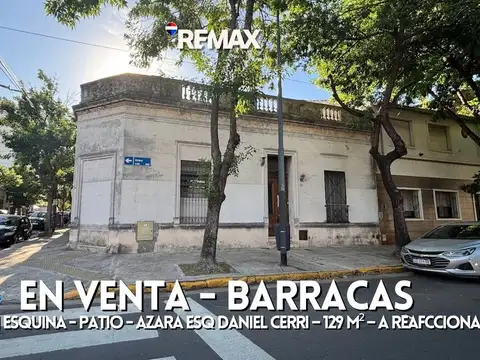 Venta Casa en Esquina a Reciclar  Patio Barracas