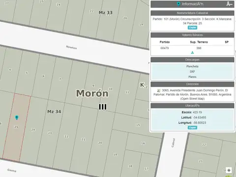 Avenida Presidente Perón 3000