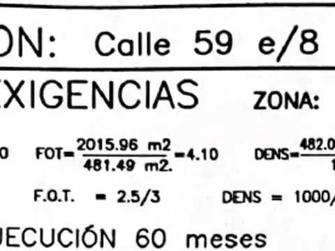 LOTES EN VENTA LA PLATA - UC1