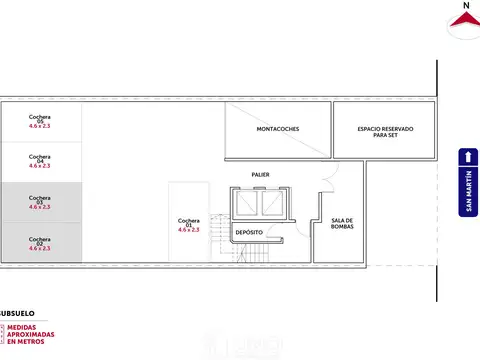 San Martín 1600, Piso 0