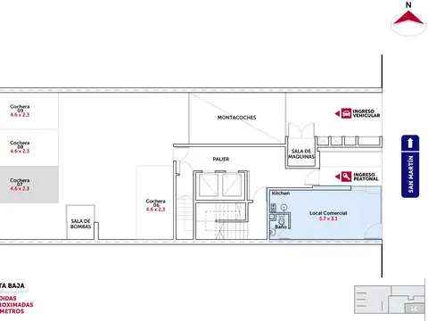 Cochera en Venta Cubierta