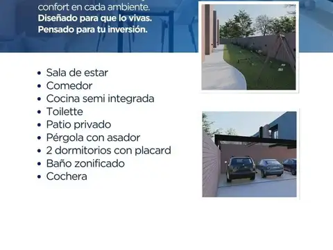 Departamento en Venta de 3 ambientes