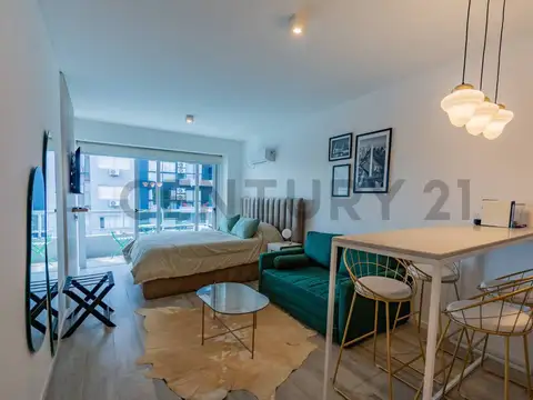 Venta monoambiente amoblado en Palermo Hollywood con amenities