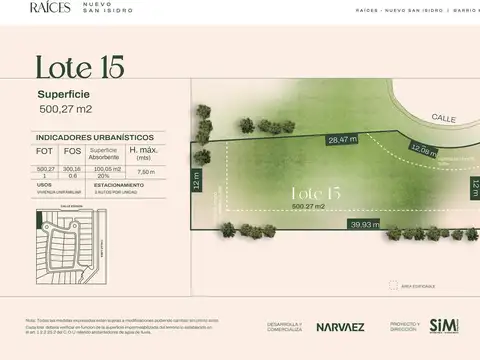 Terreno en Venta de 500,0 m2