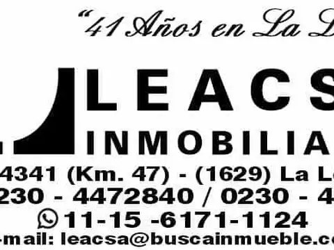 Terreno en Venta 30  mts Fondo