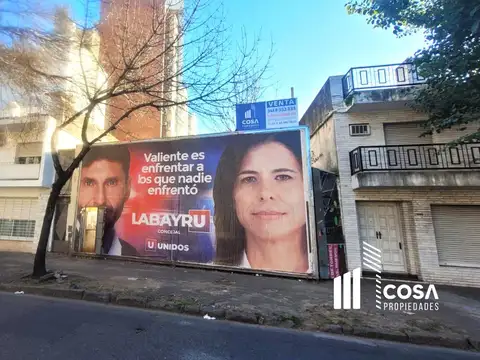 Venta terreno para constructoras excelente ubicación OPORTUNIDAD RETASADO Barrio Abasto Rosario