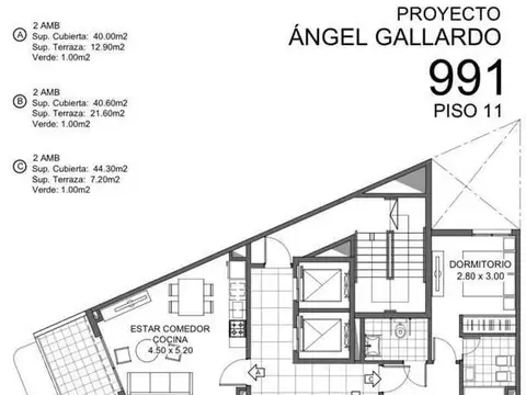 Departamento en venta de 1 dormitorio en Villa Crespo