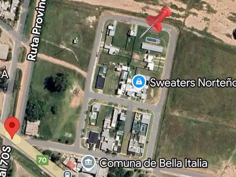 Terreno en Venta en Bella Italia, USD 30.000