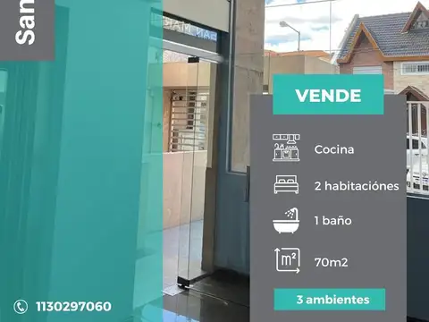 Departamento  en Venta en San Martin, G.B.A. Zona Norte, Argentina