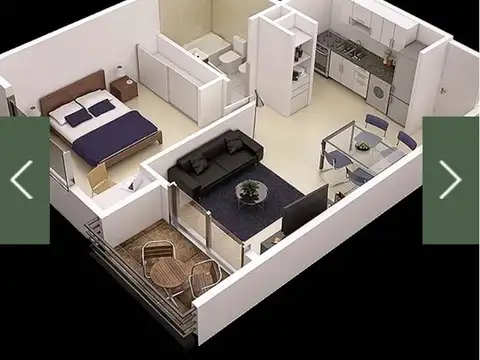 Departamento en Venta con 1 cocheras