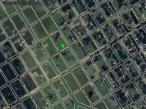 Terreno en Venta 10  mts Frente