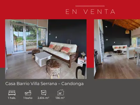 Casa ubicada en Barrio Villa Serrana "Lavanda" – Candonga