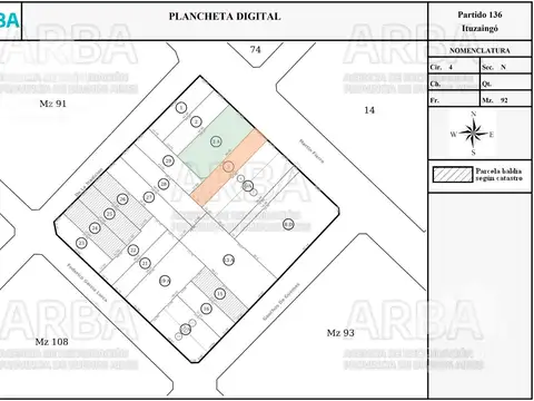 Terreno en Venta de 1600,0 m2