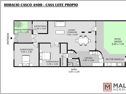 Casa en Venta de 2 dormitorios