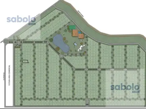Terreno en venta barrio privado La Finca I Funes lote 097 frente norte