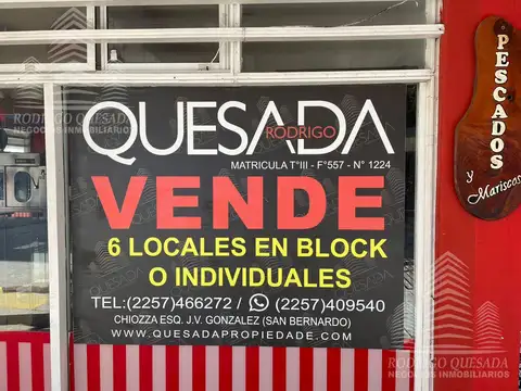 Local en Venta en San Bernardo Del Tuyu, USD 160.000