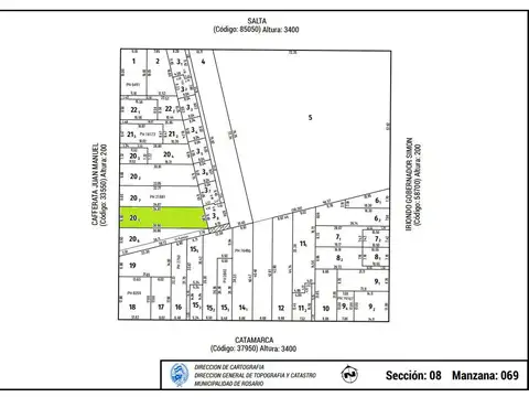 Terreno en Venta 35  mts Fondo