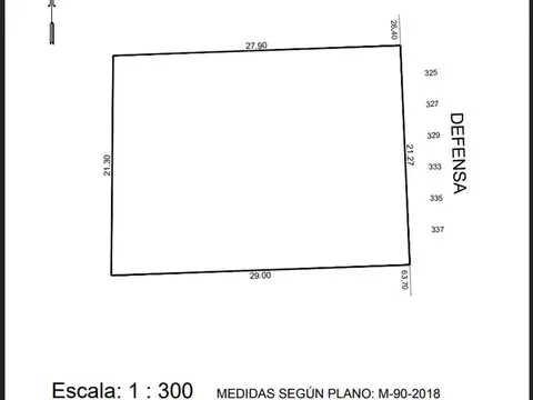 Terreno en Venta de 605,0 m2
