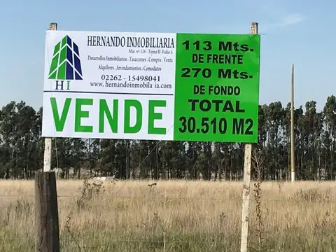 Terreno en Venta de 30510,0 m2